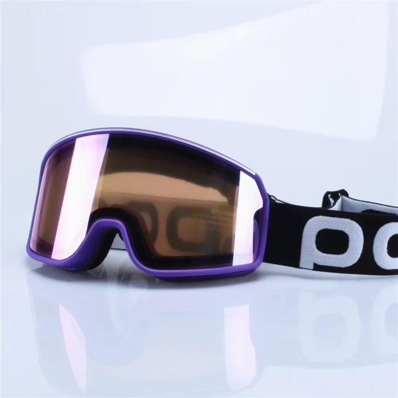 Men's Full Color Light Ski Goggles Double Lens Anti-Fog Snowboard Glasses Winter Eyewear Big Mask Skiing Protection