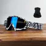 Black Pattern White Frame Colorful Lens And Headband