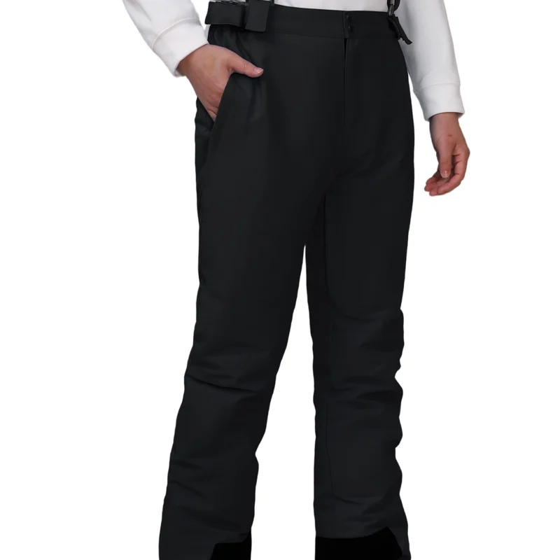 Men’s Thick-Lined Ski Overalls with Thermal Insulation and Slight Stretch