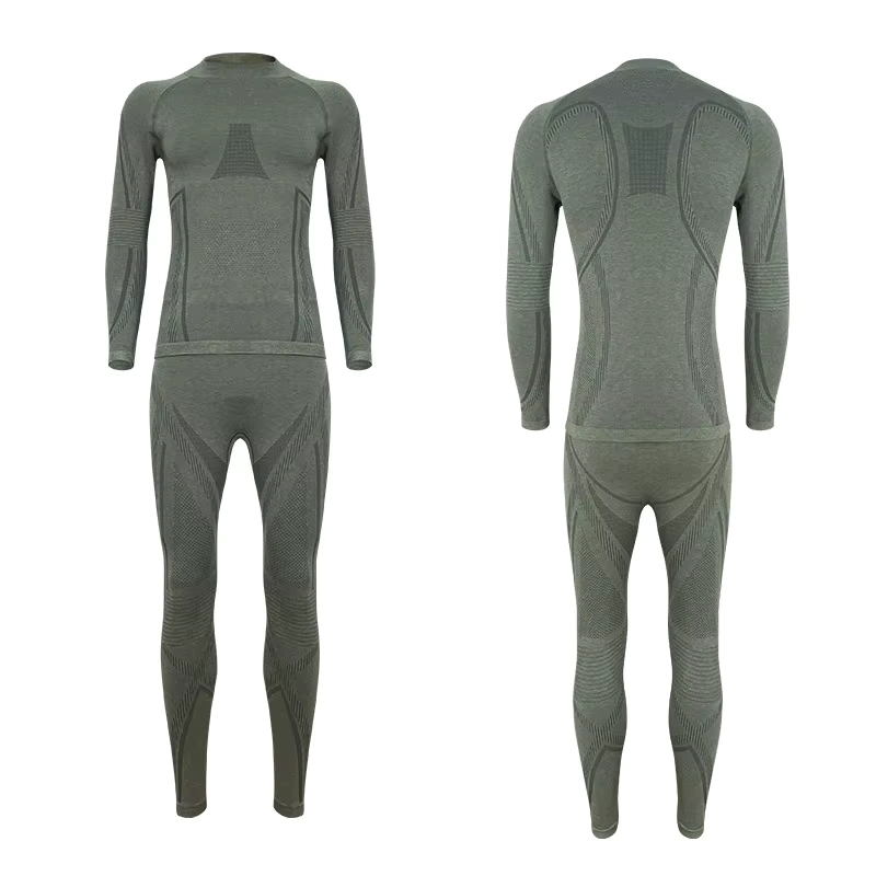 Men's Merino Blend Ski Thermal Base Layer with Quick-Dry Comfort